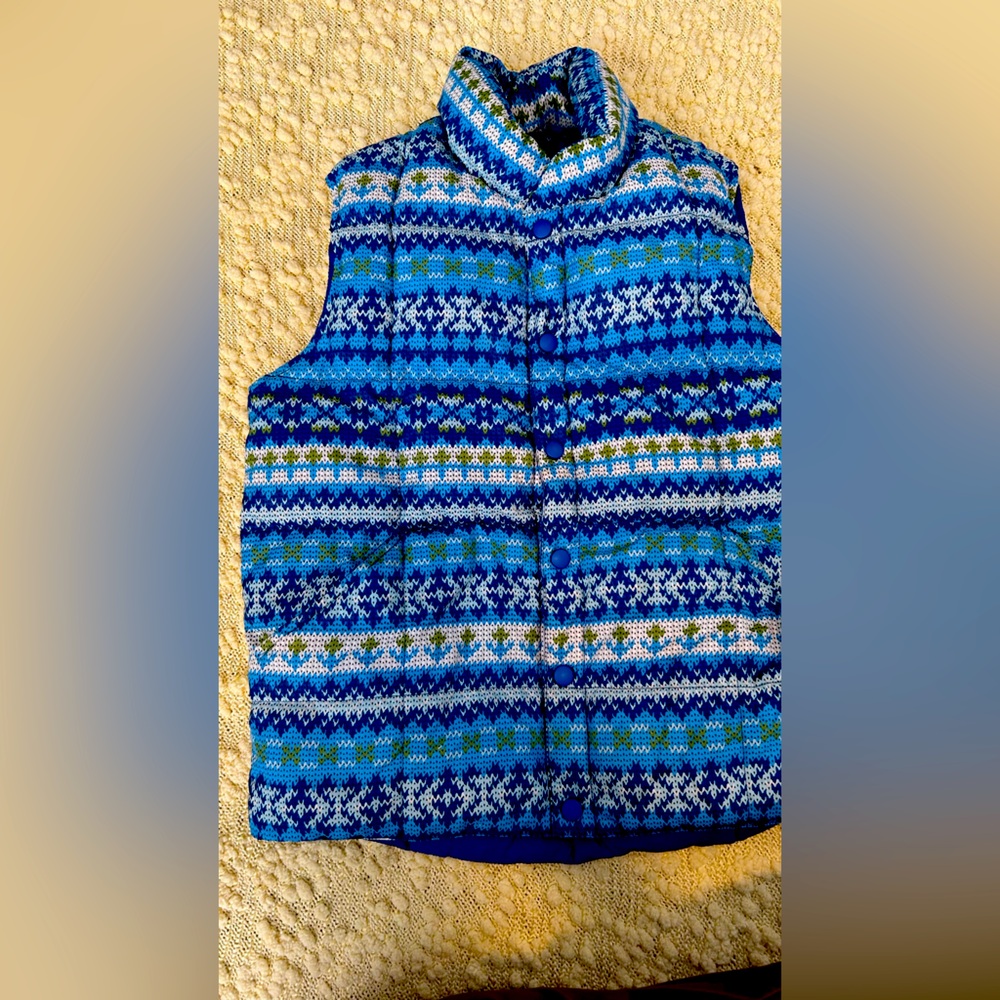 Lands' End Royal Blue Vest